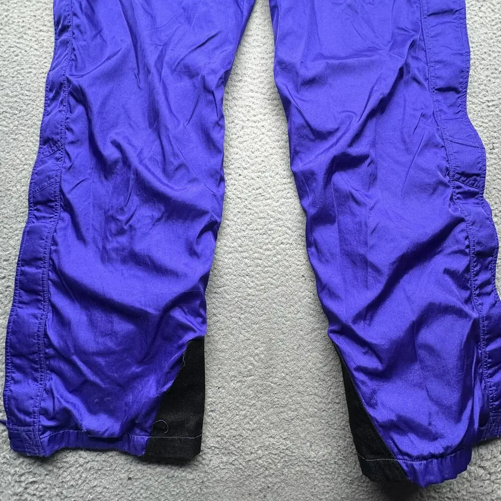 Vintage The North Face Gore-Tex Purple Ski Pants Mens XL Black Hybrid Sizing